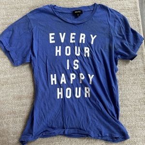 WILDFOX distressed graphic tee